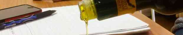 Olio extravergine di razzola al corso GAE presso F.Ire Genova